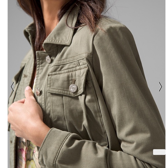 WHBM Cropped Pret Twill Jacket - Picture 2 of 6